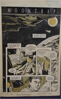Moontrap Page 1 Original Comic Book Art  Signed
