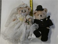 Bride & Groom Jointed Bears