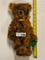 14" Crafty Frog, Mohair Tapestry Bear