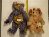 Pair of Annette Funicello Jointed Bears