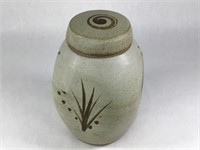 Lidded Stoneware Jar