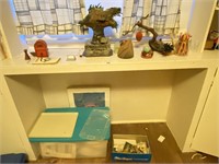 Contents of Aase's Office Loom Room Window Shelf