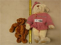 Pair of Gund Stuffed Bears