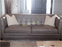 Contemporary Leather Style Sofa #2