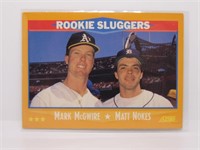 McGwire / Nokes 1987 Rookie Sluggers Score #648