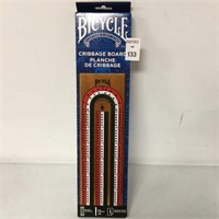 BICYCLE CRIBBAGE BOARD