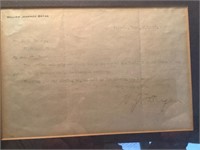 William Jennings Bryan signed 1908 letter