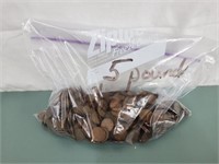 5 Pounds Wheat Pennies