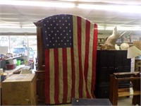 50 Star American Flag; Tatered Edge