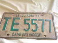 1970 Illinois Plate