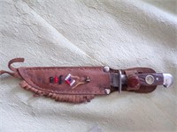 Unusaul Compass Knife With Sheath 4.5"