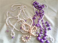 Assorted Bead Necklaces Some Broken