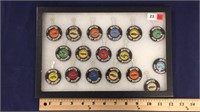 Mattel Hot Wheel Buttons In Case