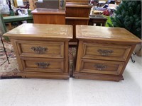 Pair of End Tables Needs Restoration