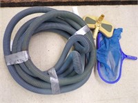 Pool Hose with Skimmer & Pole(not in photo)