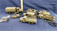 WW2 Model Vehicles with some broken pieces