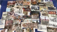Lot of Antique Firefighting Postcards