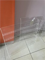 (2) Acrylic Nail Polish Display Racks