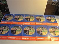Lot of 10 1974 Detroit Tigers Scorecards