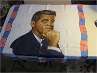 1965 John F. Kennedy American Flag Scarf