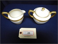 LENOX TUXEDO 1906-1930 SUGAR AND CREAMER