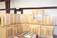 Hickory Natural, Kitchen Cabinet Set, with 14