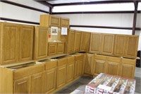 Regal Oak, Kitchen Cabinet Set, with 16 cabinets
