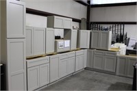 Stone Harbor Grey, Kitchen Cabinet Set, with 15