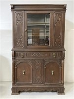 Krug Bros early 1900s antique China cabinet