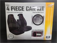 New 4pc car kit in box