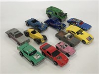 Collection of hot wheels toy cars (plus two)