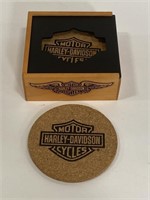 Hallmark Harley Davidson cork coaster box set