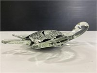 Hand blown art glass sea turtle