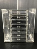 Acrylic clear jewelry chest