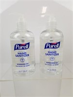 (2) Purell Hand Sanitizer 8 FL OZ