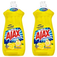 2-Ajax Ultra Super Degreaser Liquid Dish Soap 28fl