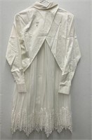 ALLSAINT WOMEN'S LACE SHIRT DRESS SIZE X-SMALL