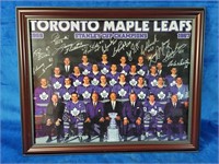 Framed picture print of Toronto Maple Leafs
