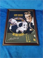 Framed picture print of Gerry Cheevers with