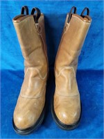 Schmidt wellington style leather engineers boots