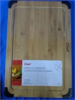 NEW Bamboo Cutting Board 12" x 18"