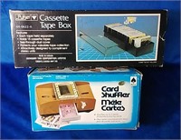 Pulser cassette tape box and card shuffler (sold