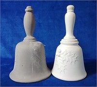 Two ceramic bells 7"