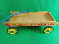 Leader flash vintage toy wagon 30"