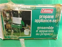 Coleman Propane appliance set includes