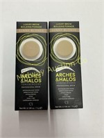 2 sunny blonde brow building pomade