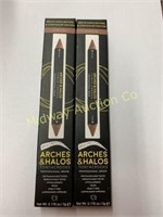 2 brow highlighting and concealer crayons