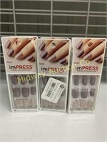 6 new impress press on manicure