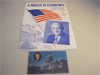 A March to Eisenhower 1953 Inauguration Sheet Musi