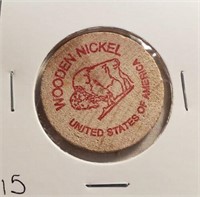 SORC Bus Token Wooden Nickel